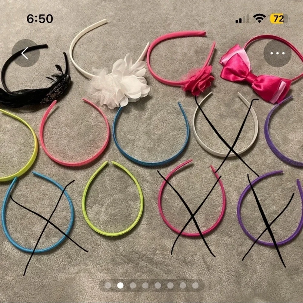 Girls Headband Lot of 9 School Play Fun Holiday